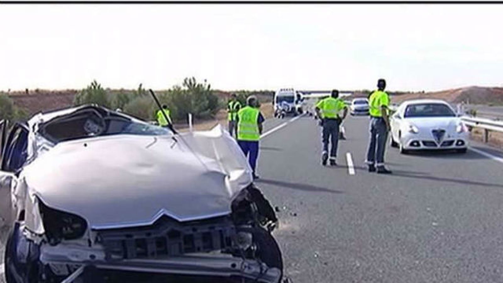 Diez muertos en nueve accidentes de tráfico durante el fin de semana
