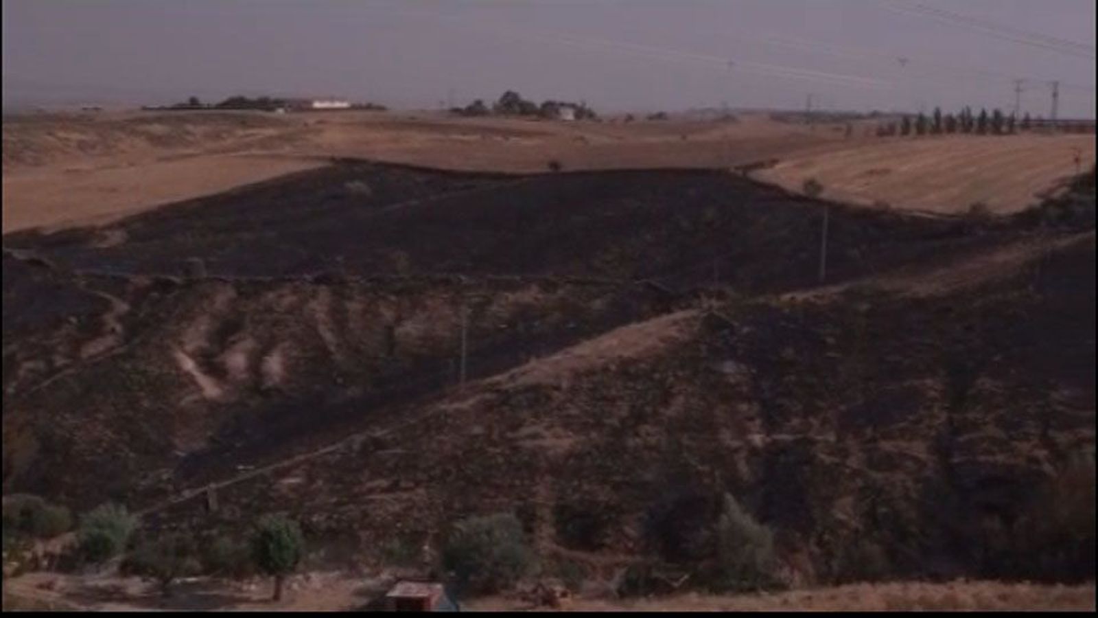 Incendio en el área de El Molar
