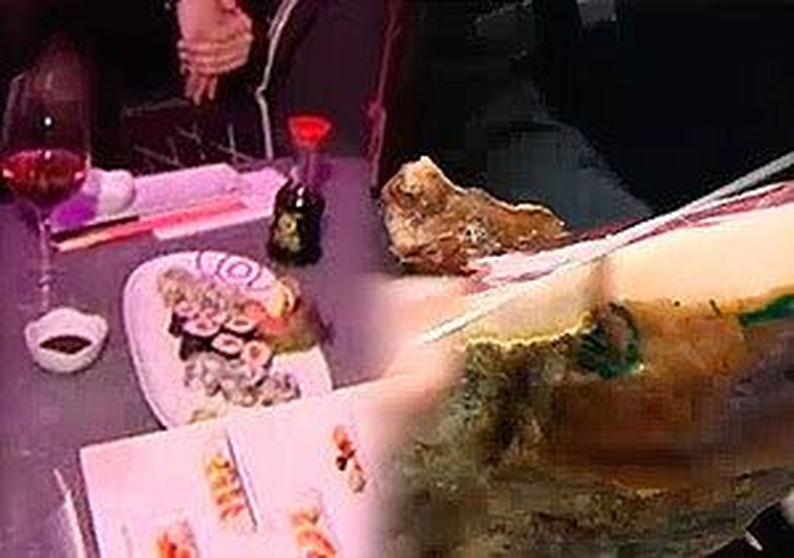 El shusi y el jamón, buenos amigos
