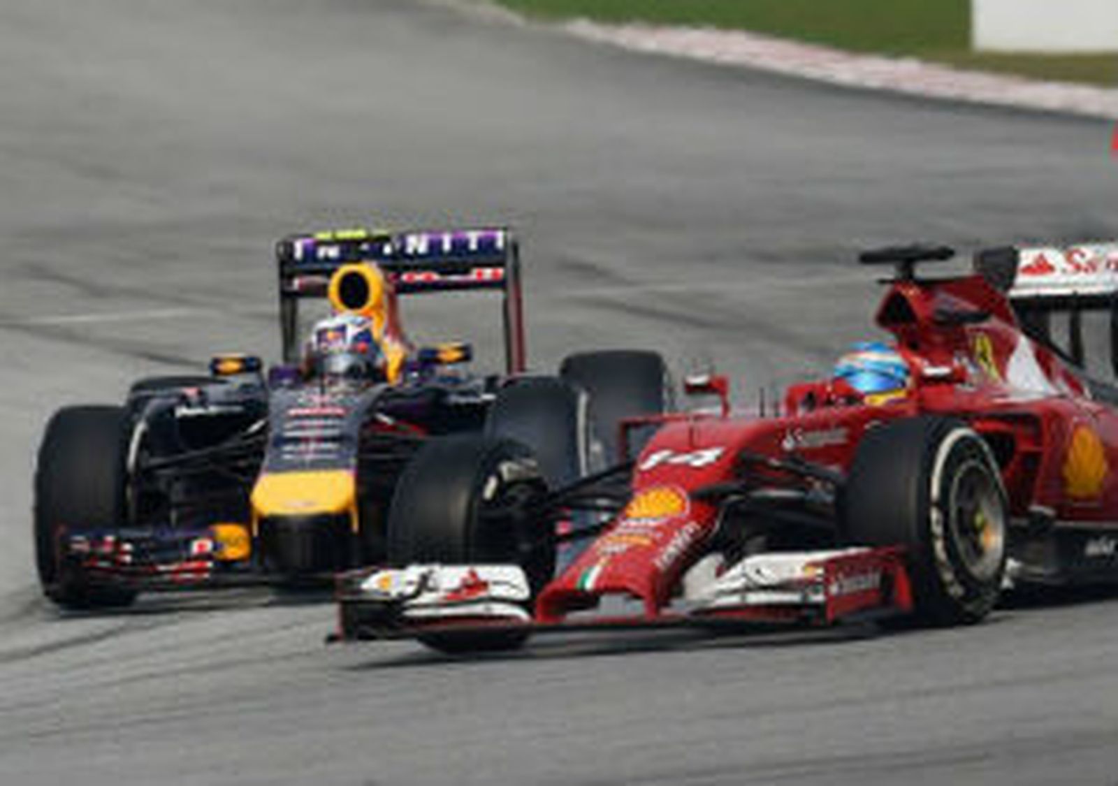 Red Bull y Ferrari