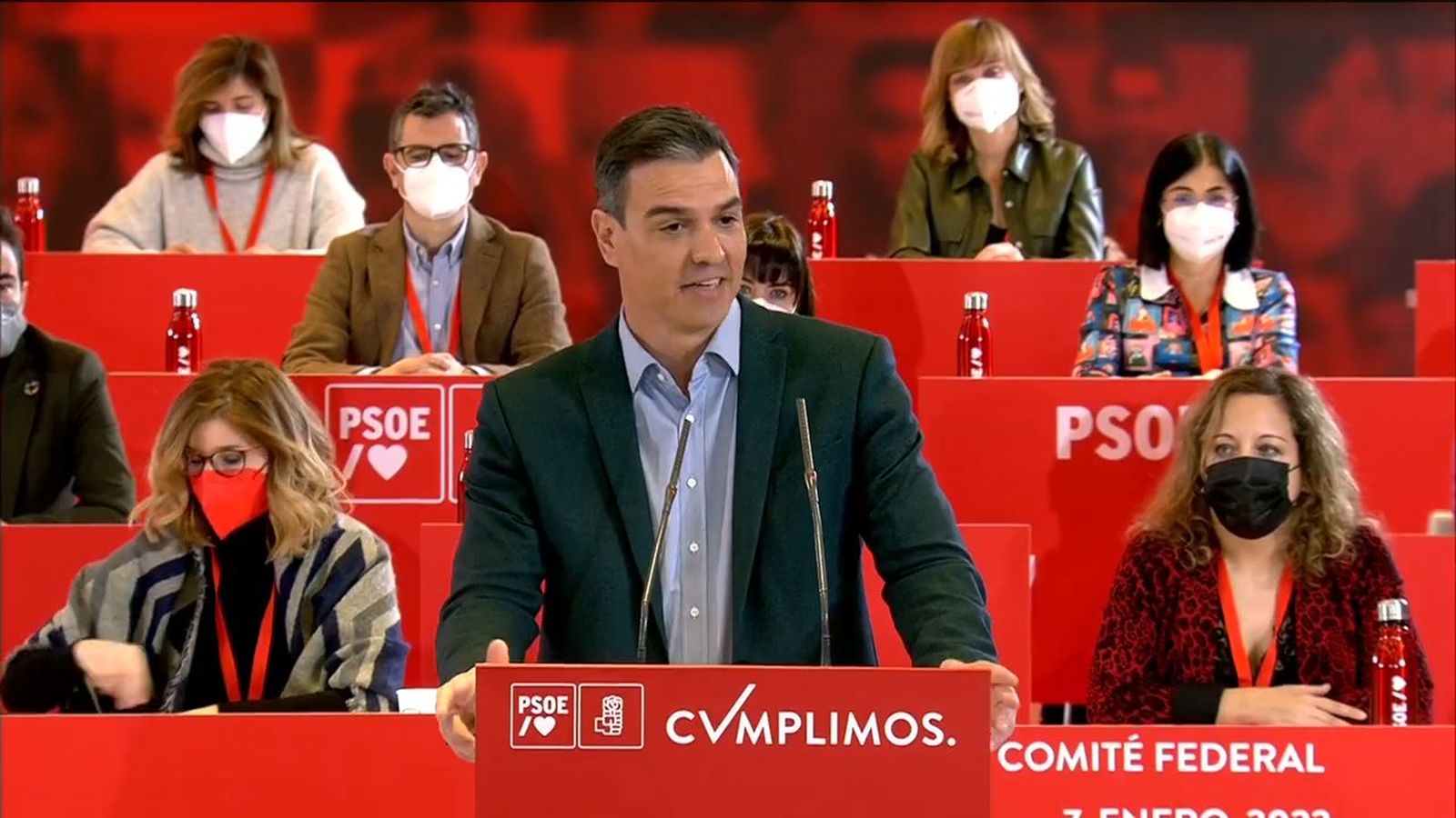 Sánchez pide apoyo a la reforma laboral