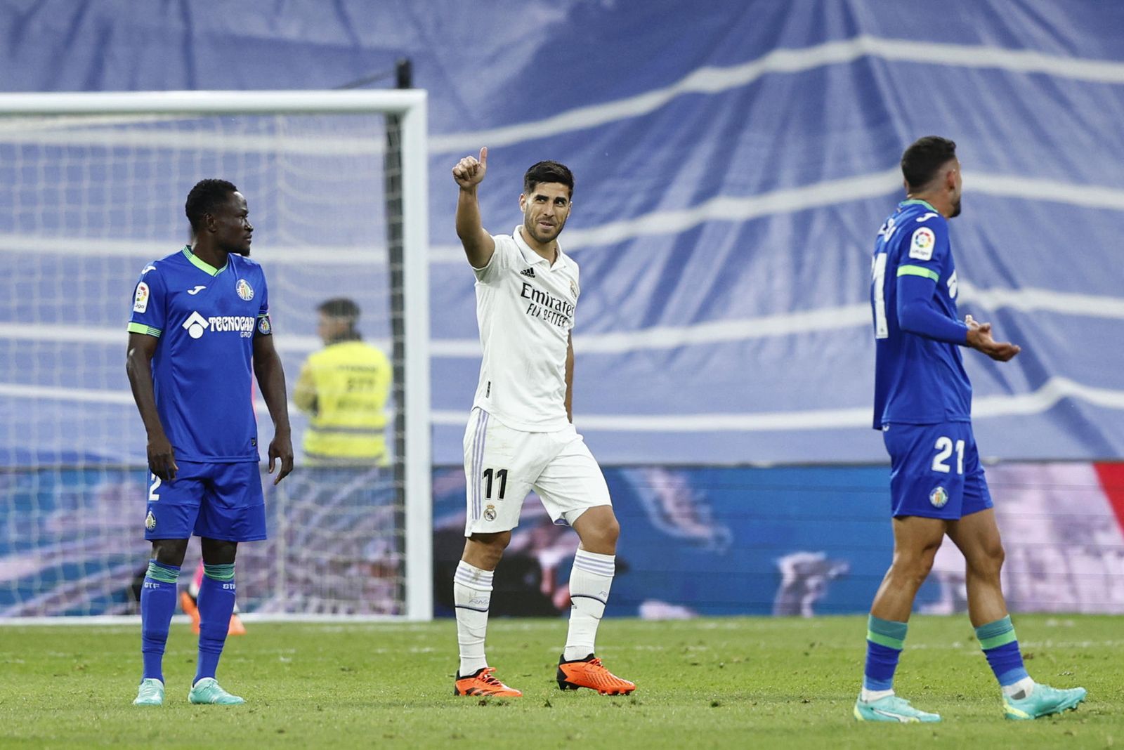 Marco Asensio ante el Getafe