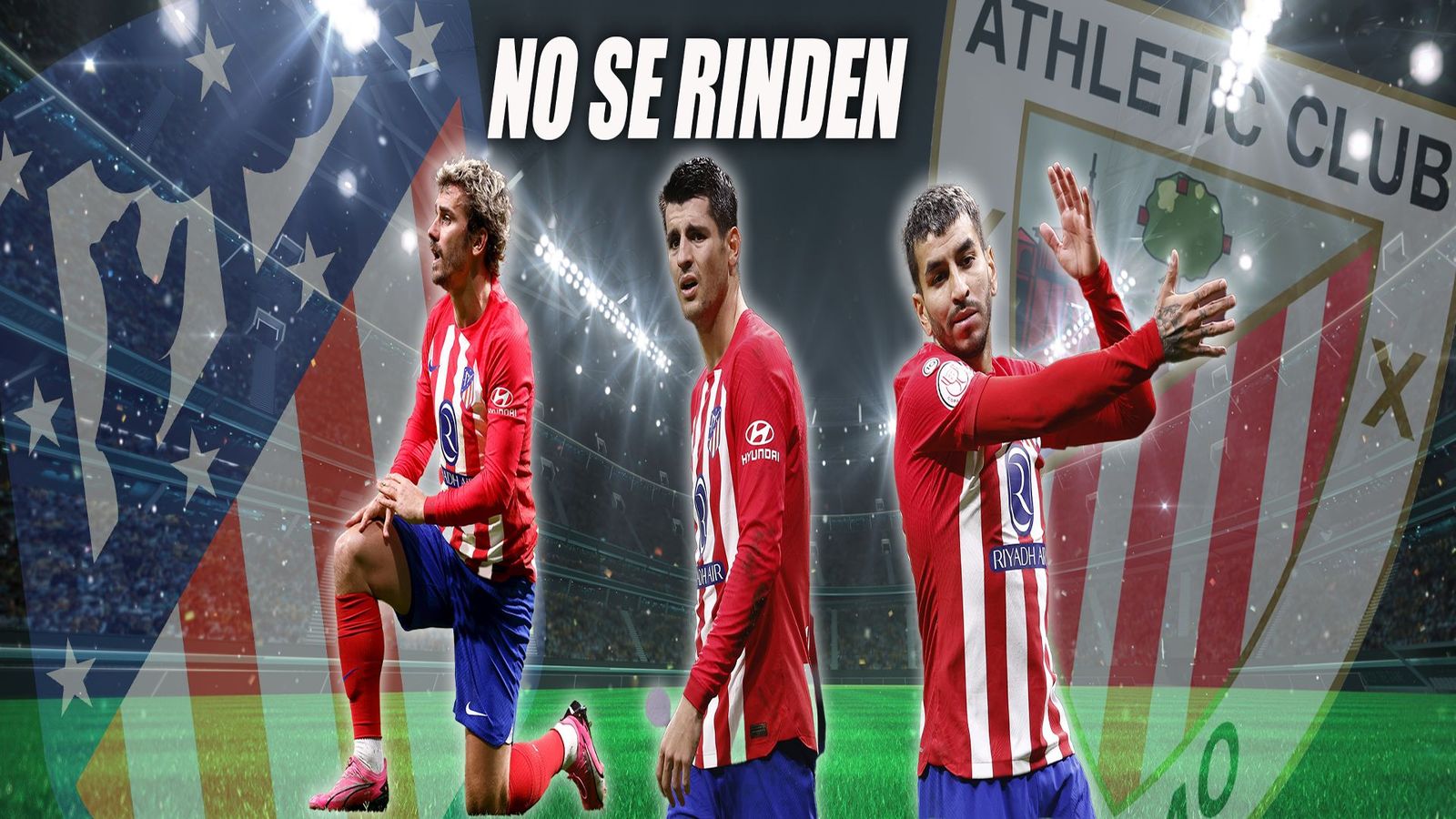 Griezmann, Morata y Correa