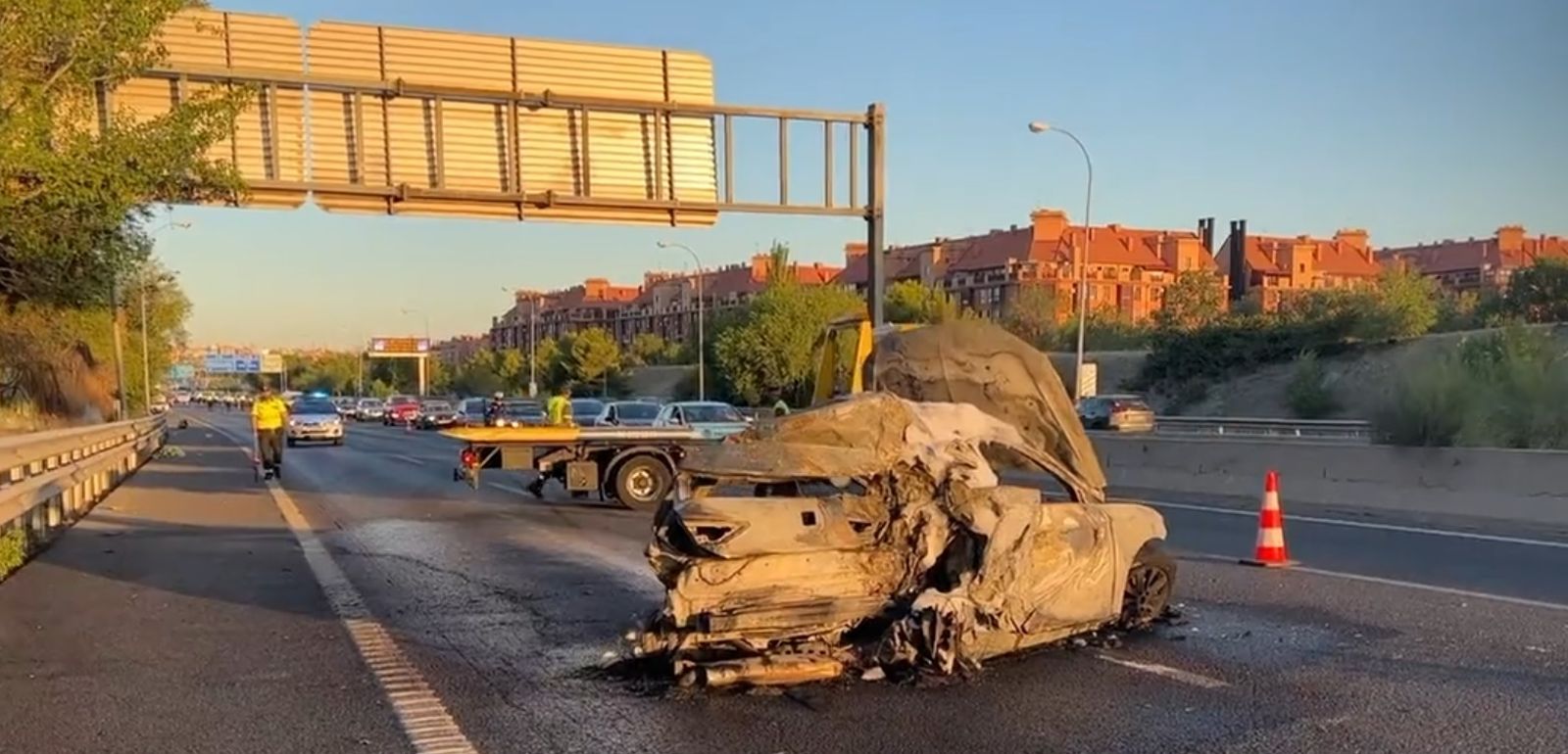 Accidente en la M-40