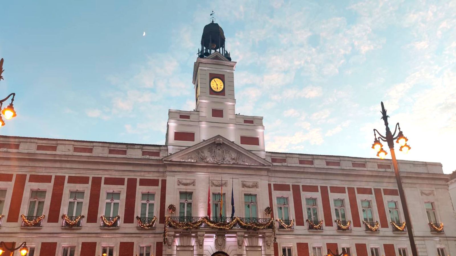 Reloj de la Casa de Correos, en la Puerta del Sol