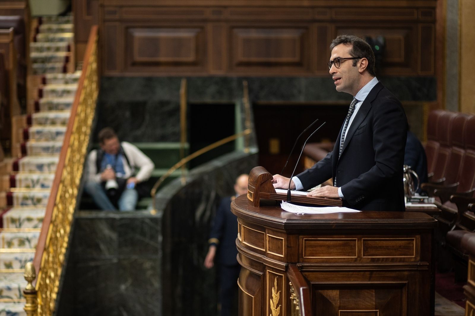 Votación del decreto de aranceles en el Congreso.