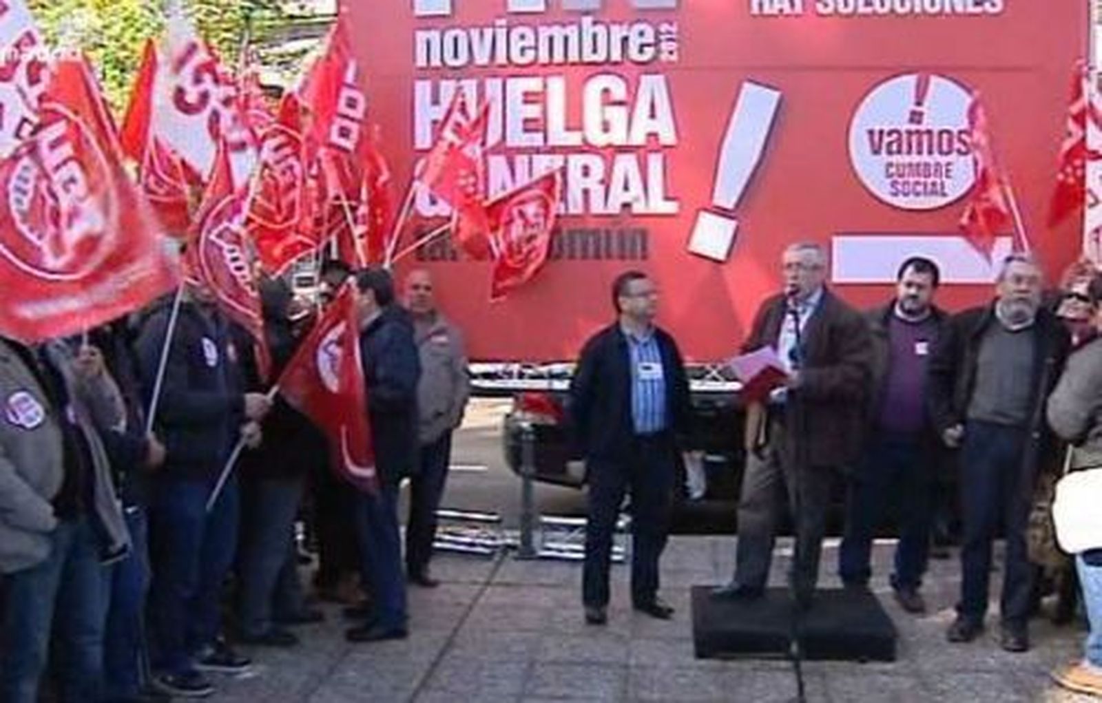 Los sindicatos quieren que el 14N haya un "giro radical" de la política