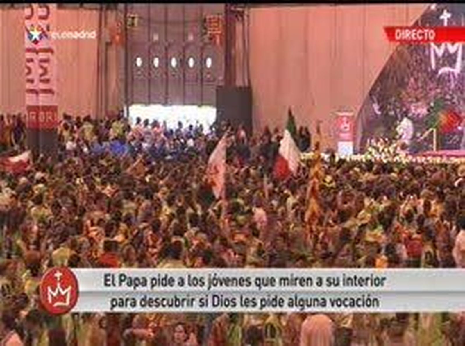Encuentro del Papa con los voluntarios y despedida (2ª parte)