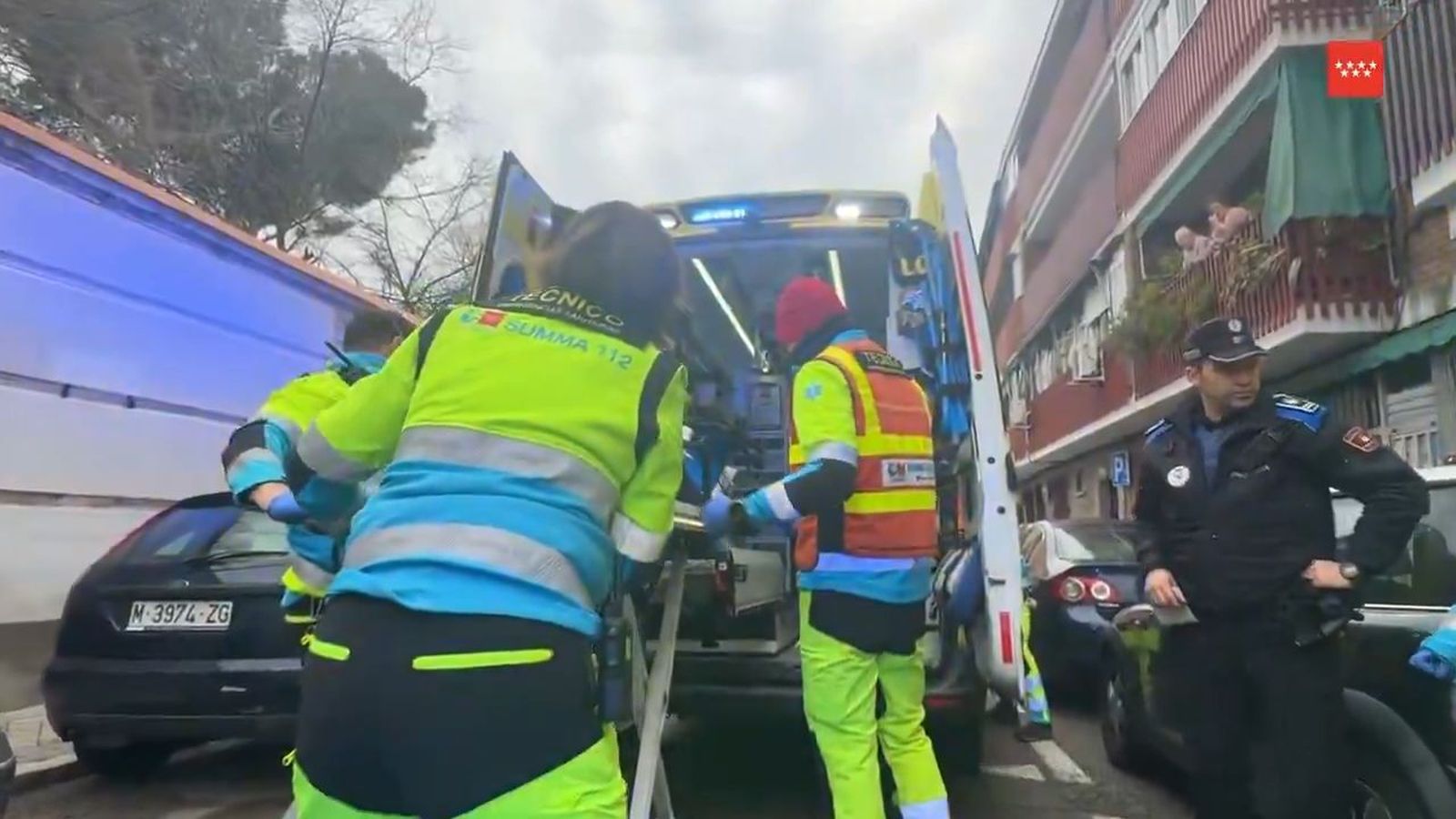 Detenido en Carabanchel por retener a su madre.