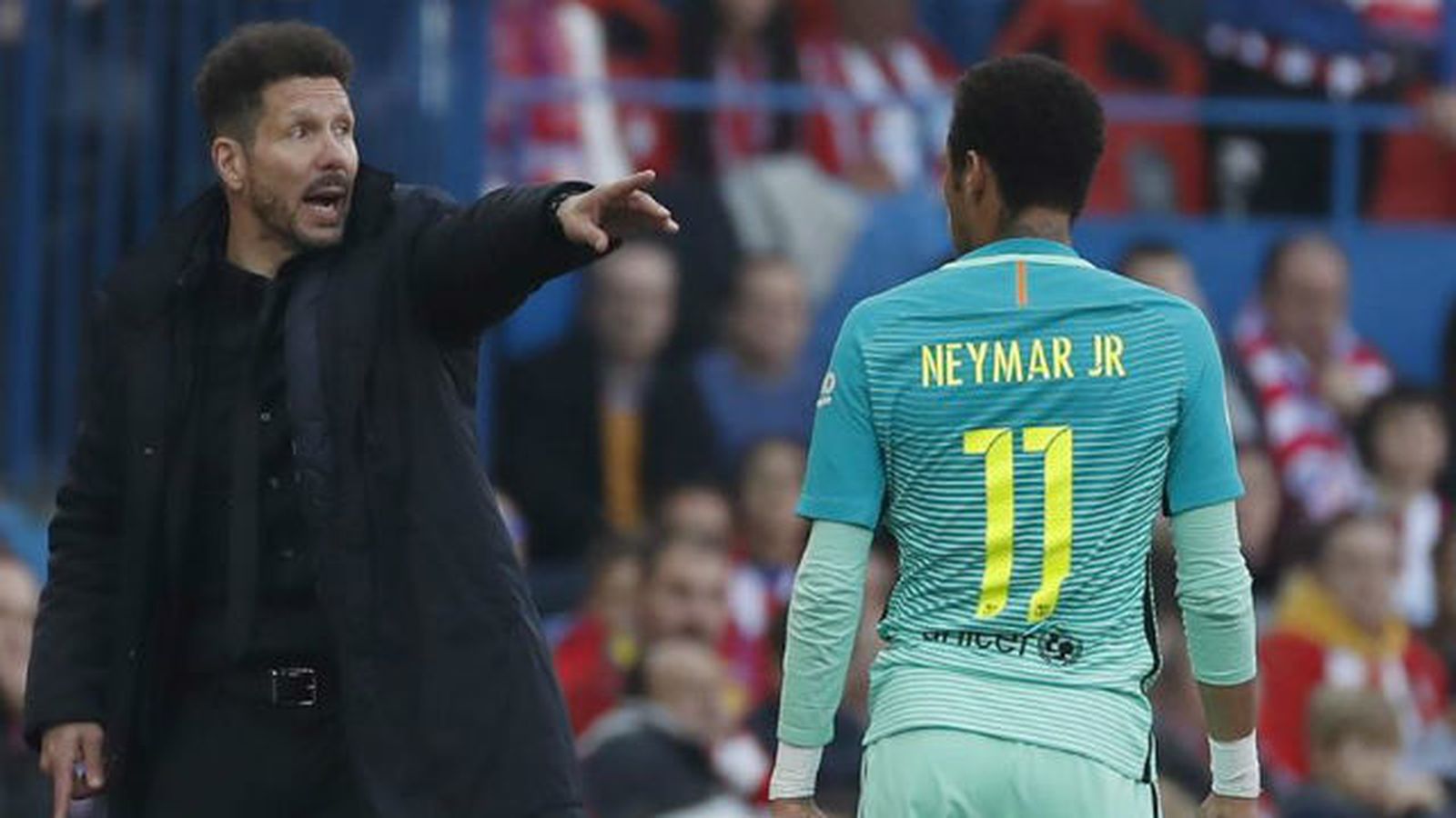 Simeone y Neymar
