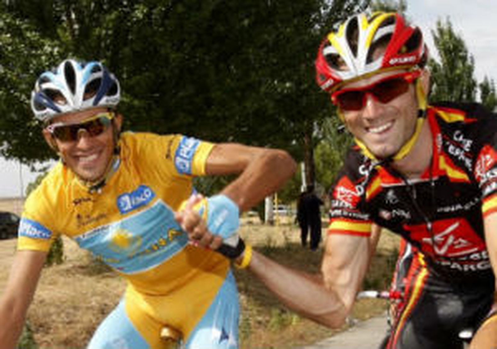 Alberto Contador y Alejandro Valverde