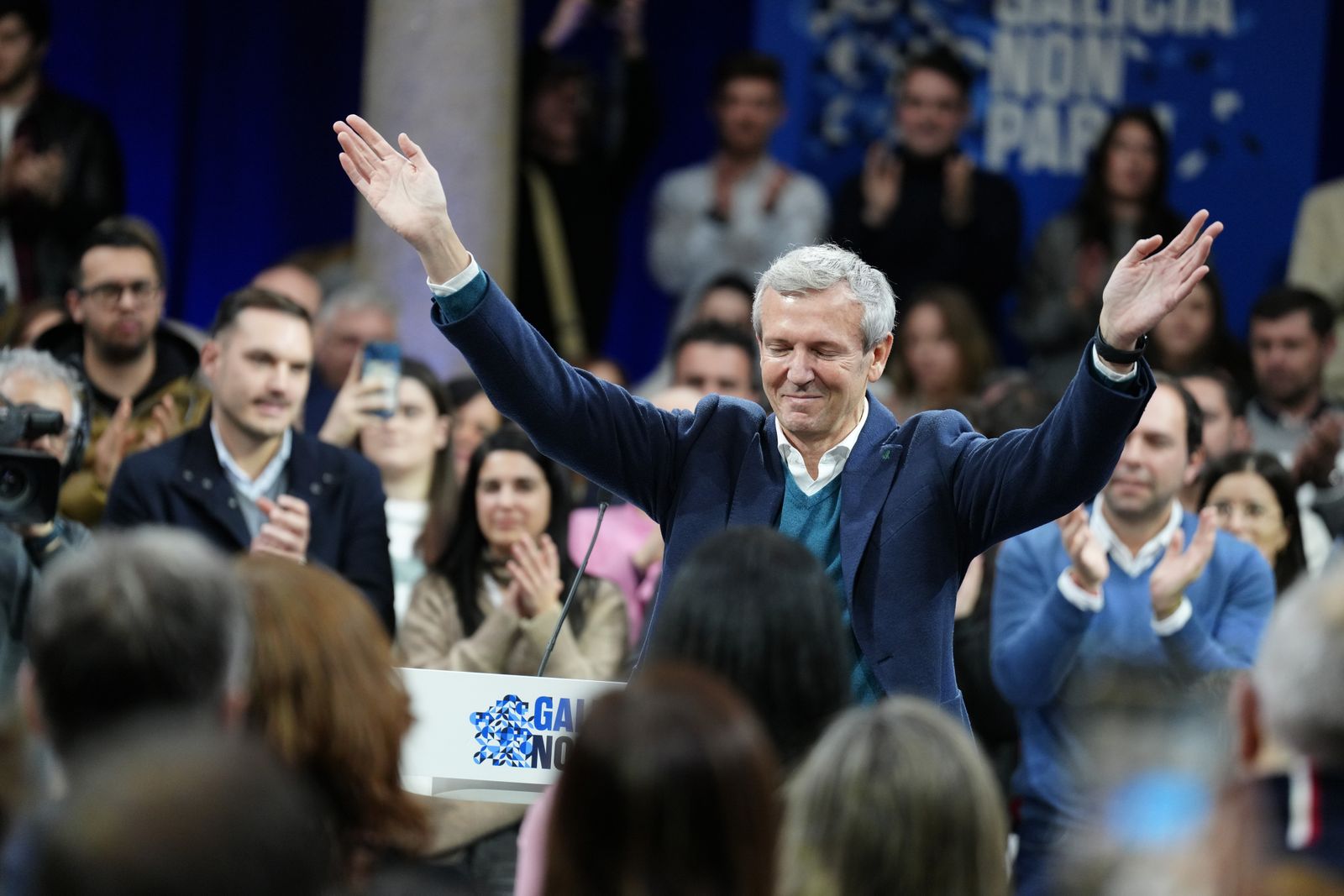 Alfonso Rueda, candidato del PP en las elecciones gallegas