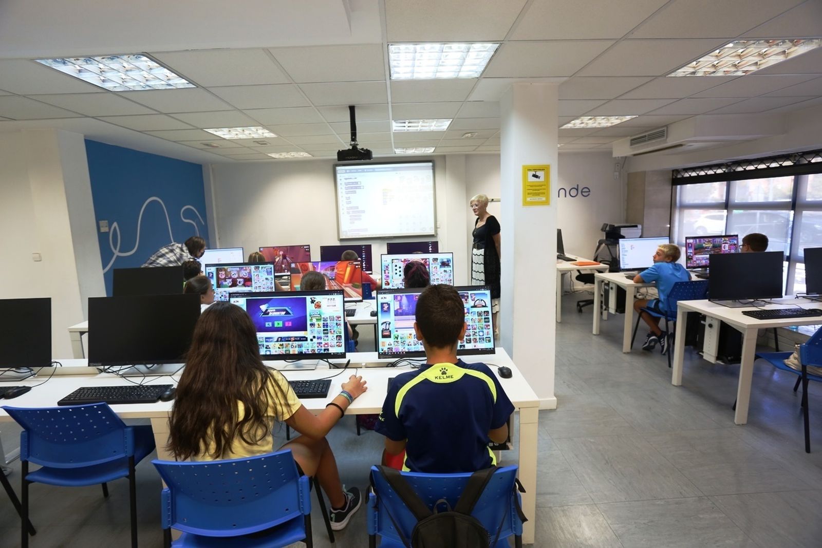 Niños en clase