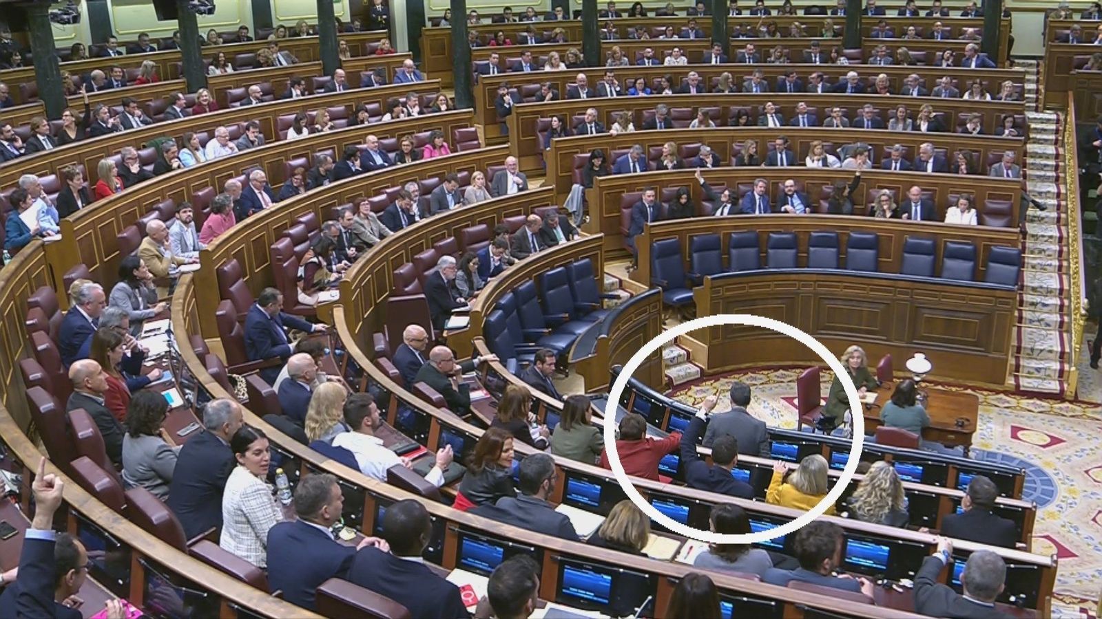 La Mesa del Congreso anula el voto de Bolaños en el último Pleno por votar desde el escaño de Yolanda Díaz