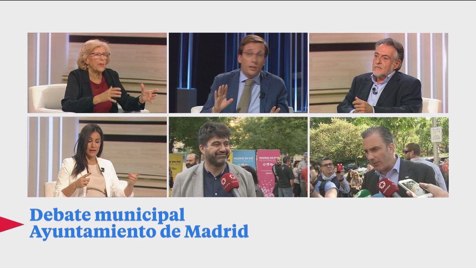 Los candidatos a la Alcaldía de Madrid, ante el debate definitivo