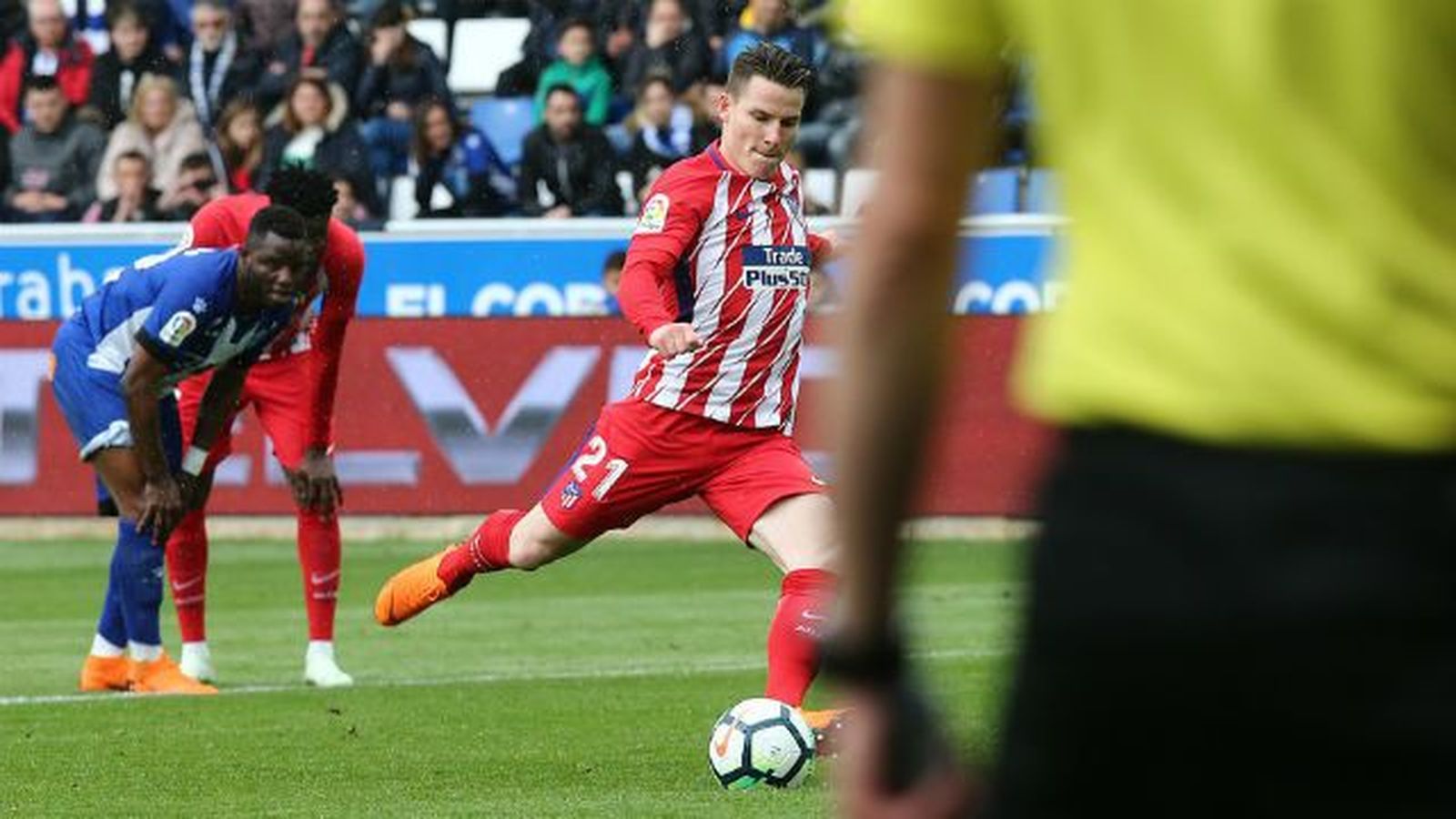 0-1. Gameiro da la victoria de penalti al Atlético