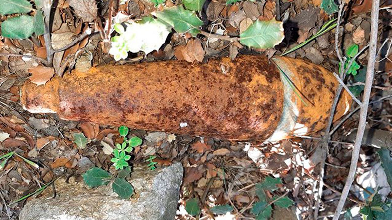 Obús de la Guerra Civil localizado por un vecino de Las Rozas