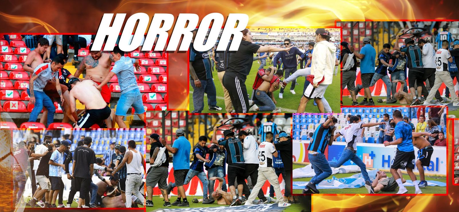 La violencia invade los campos del fútbol de América Latina