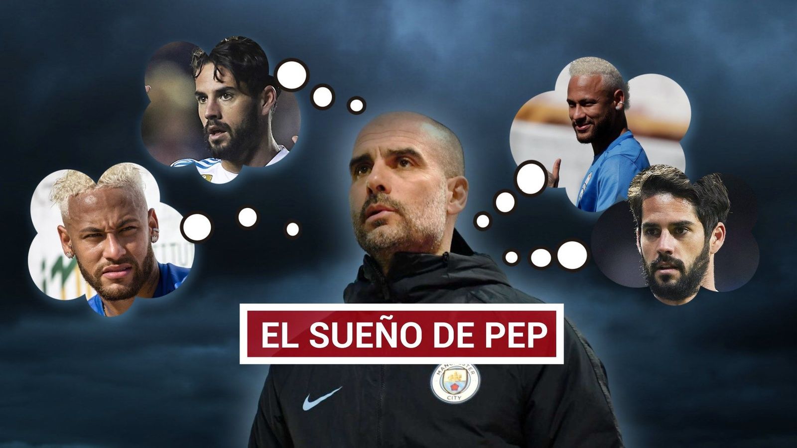 Guardiola quiere juntar a Neymar e Isco en el City