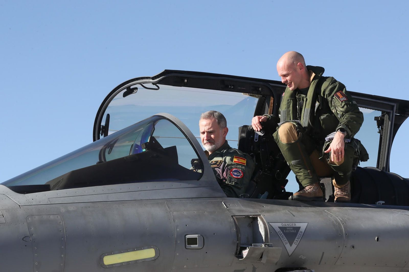 El Rey visita la Base Aérea de Albacete