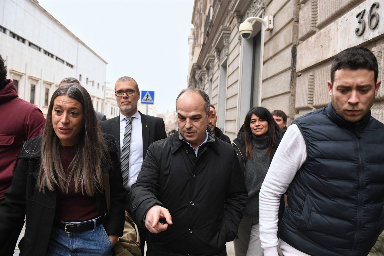 Miriam Nogueras; Josep Maria Cruset y Jordi Turull