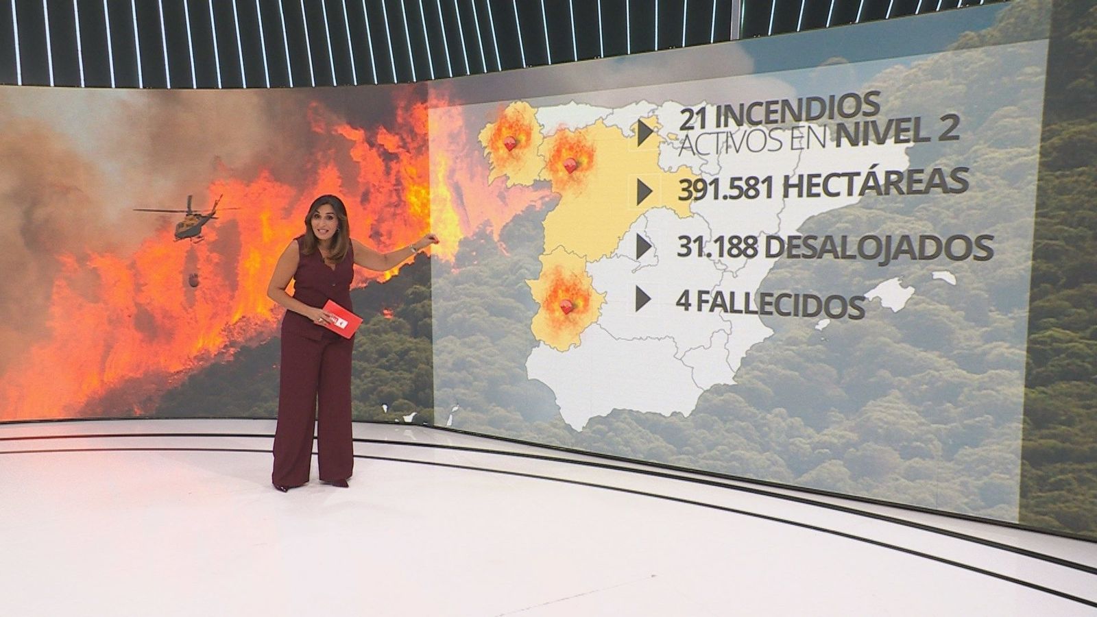 El fuego resiste en Galicia, Zamora y Extremadura 10 días después de que se iniciara la ola de incendios
