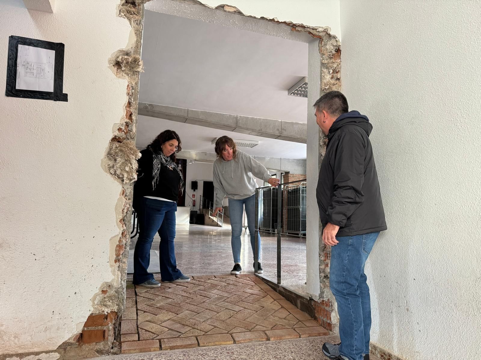 Obras en el centro cultural de Orusco de Tajuña para mejorar la accesibilidad