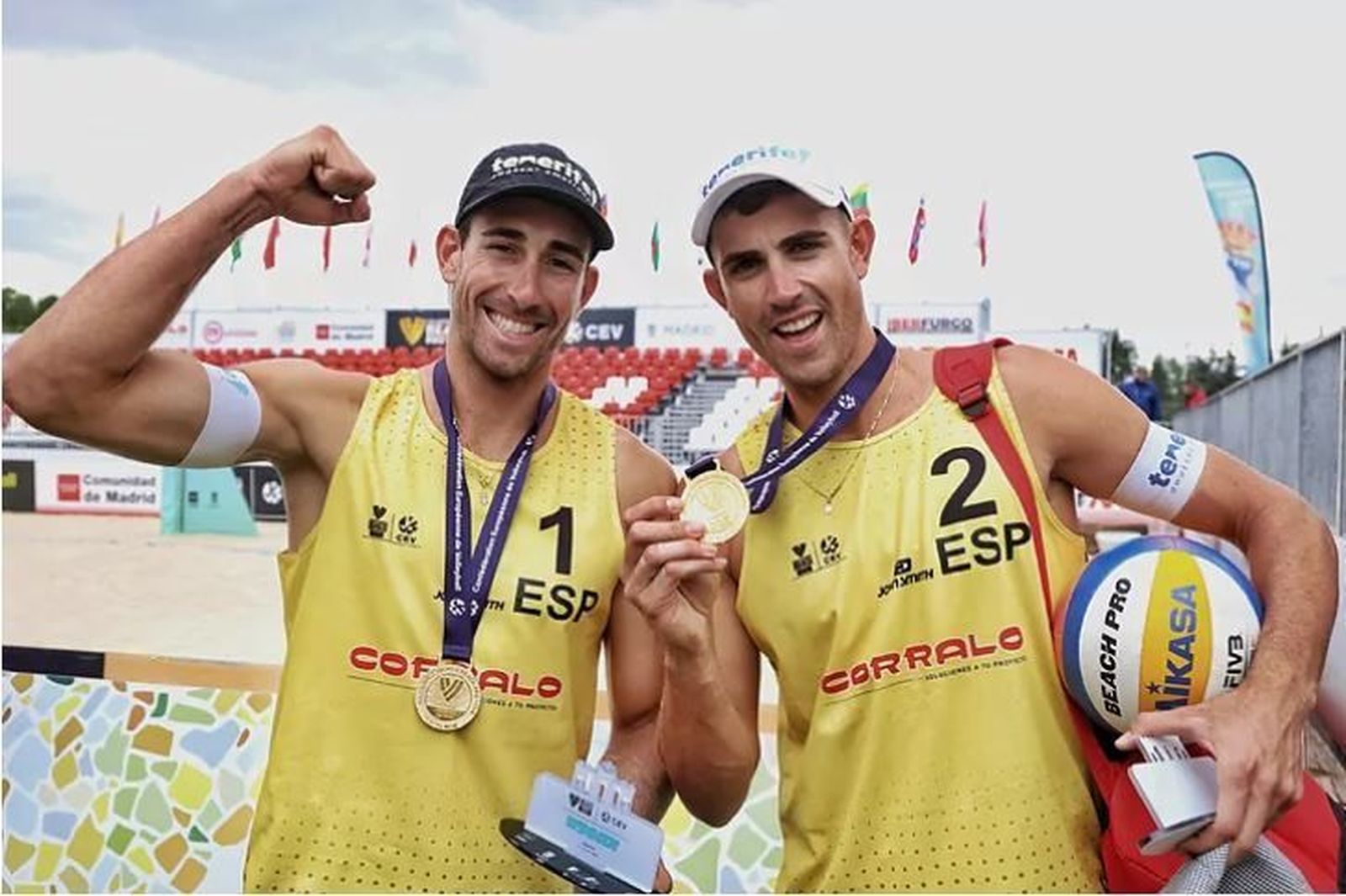 Javier y Alejandro Huerta, campeones de la VW Beach Pro Tour Futures de Madrid