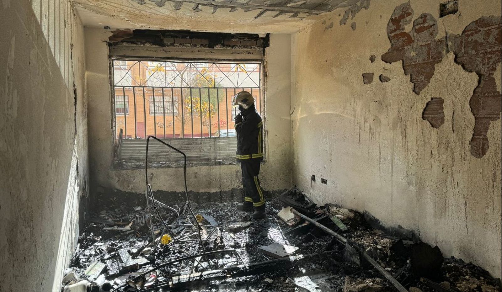 Incendio en Villanueva de la Cañada