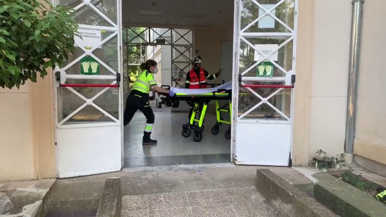 Incendio en una residencia de mayores en Carabanchel