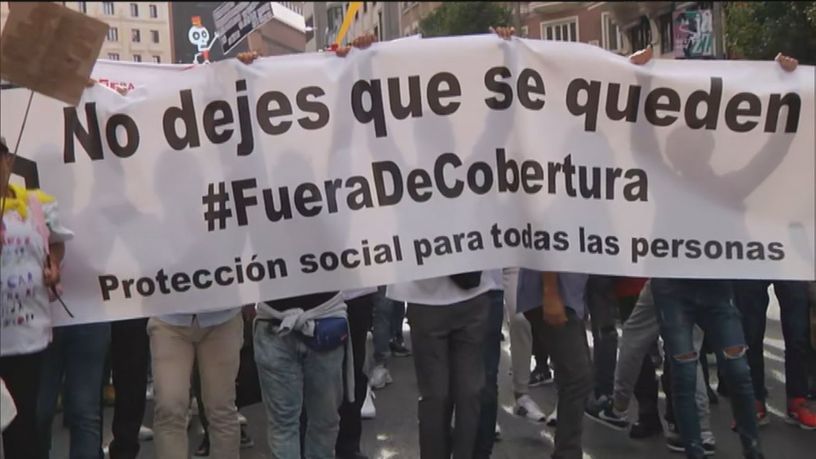 Marcha de Cáritas por la gente sin hogar