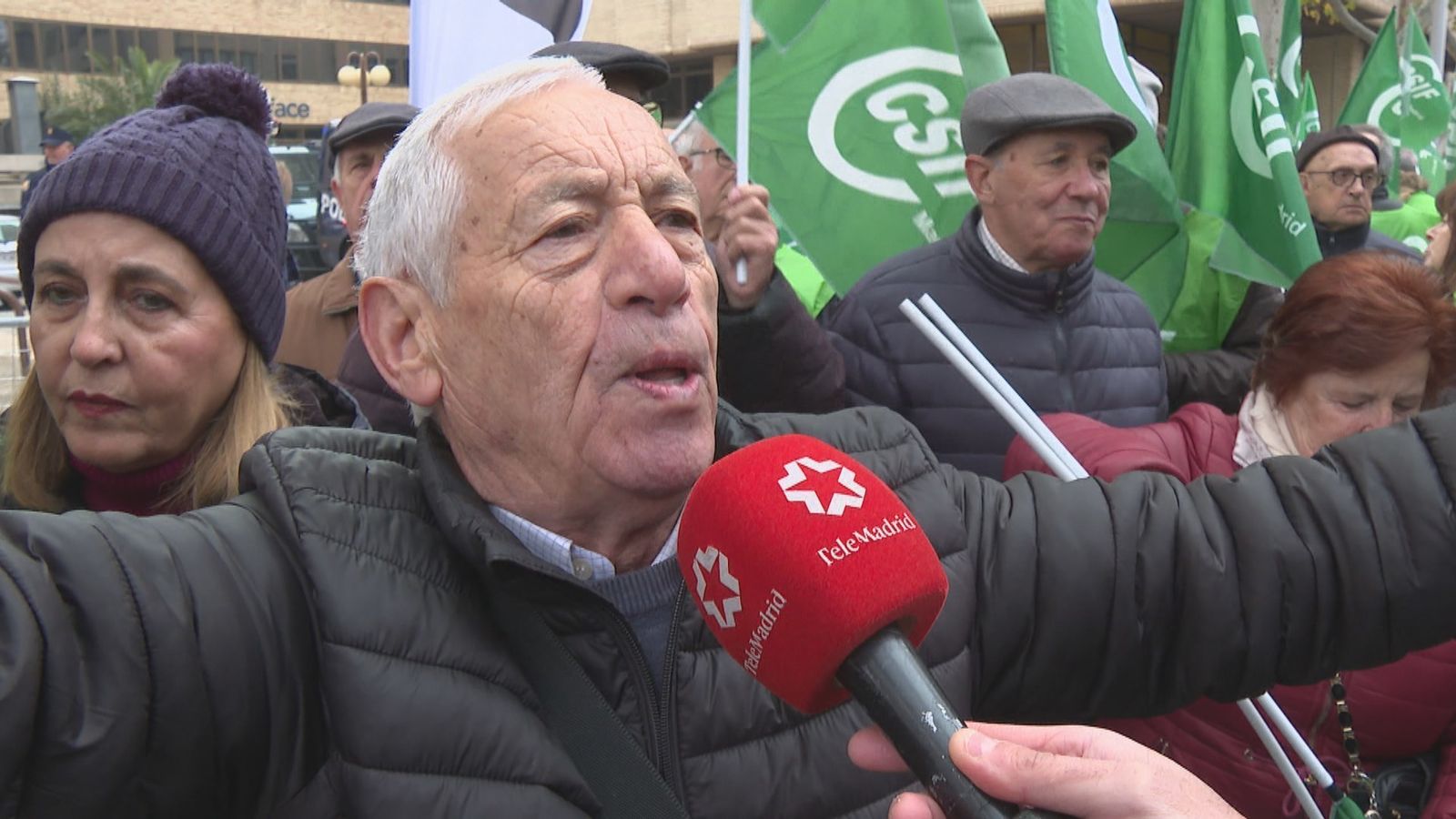 La Central Sindical Independiente y de Funcionarios (CSIF) ha congregado este sábado a unos 35.000 funcionarios de toda España frente a la Dirección General de Muface en Madrid