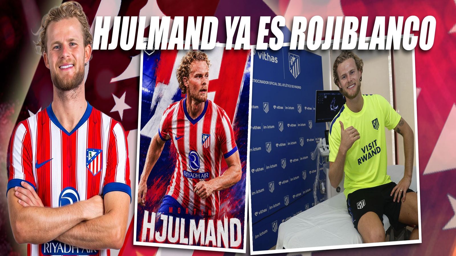 Hjulmand ficha por el Atlético