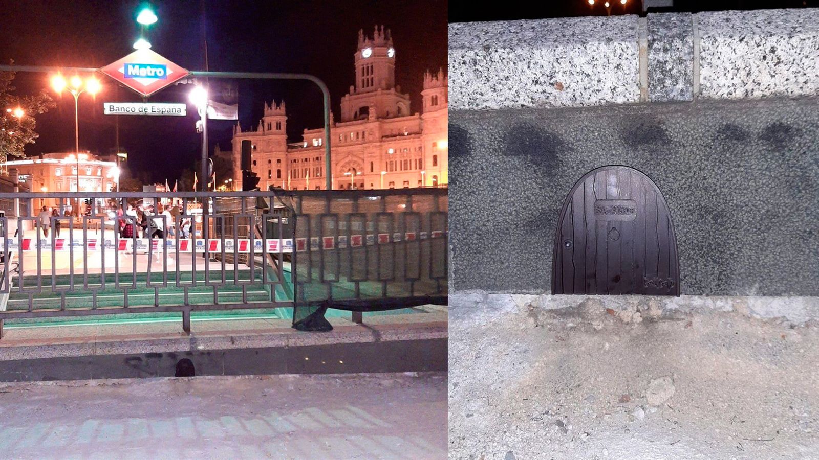 La puerta del Ratoncito Pérez en el metro de Banco de España