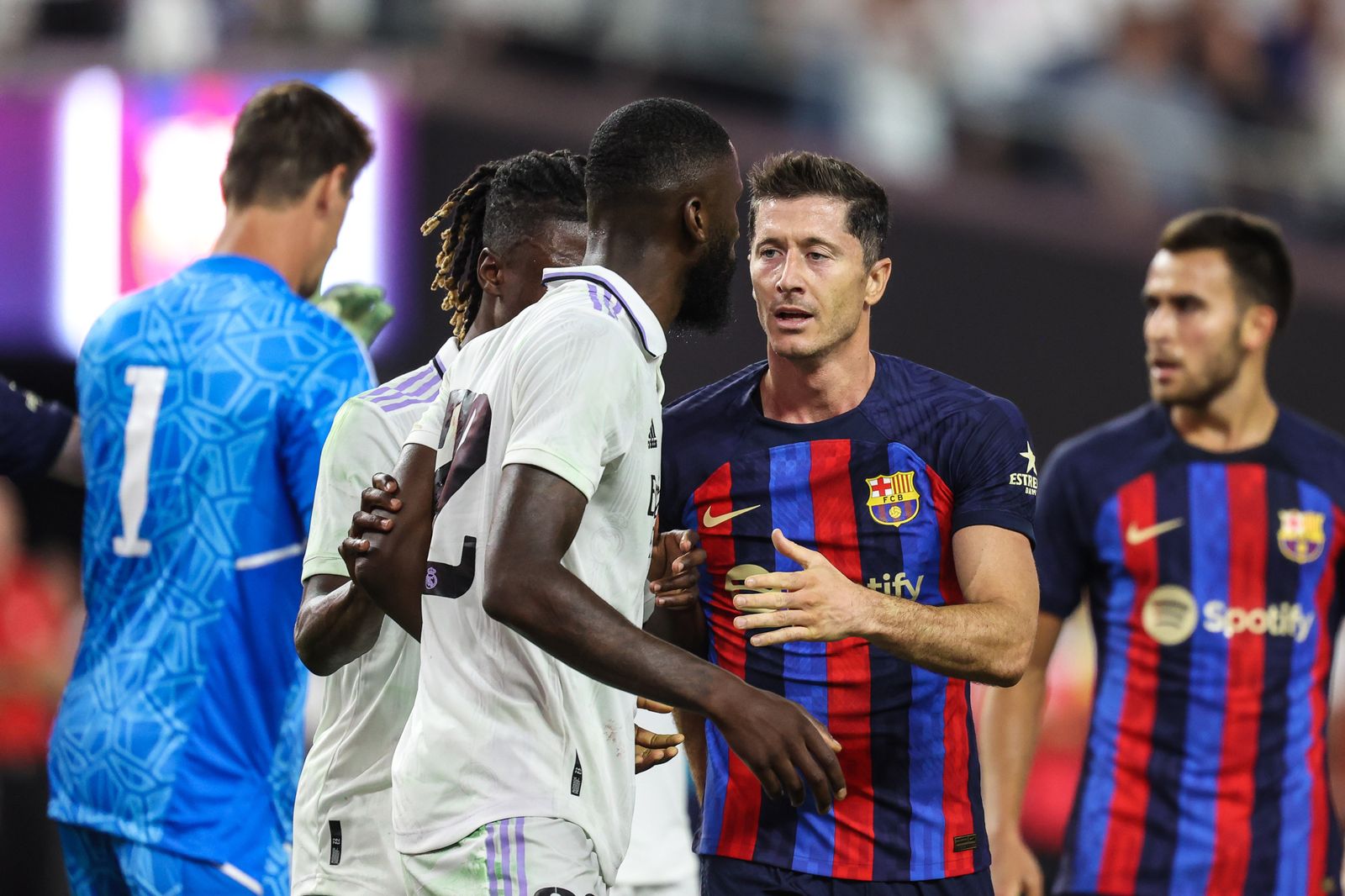 0-1. El Real Madrid cae en el clásico de Las Vegas contra el Barcelona
