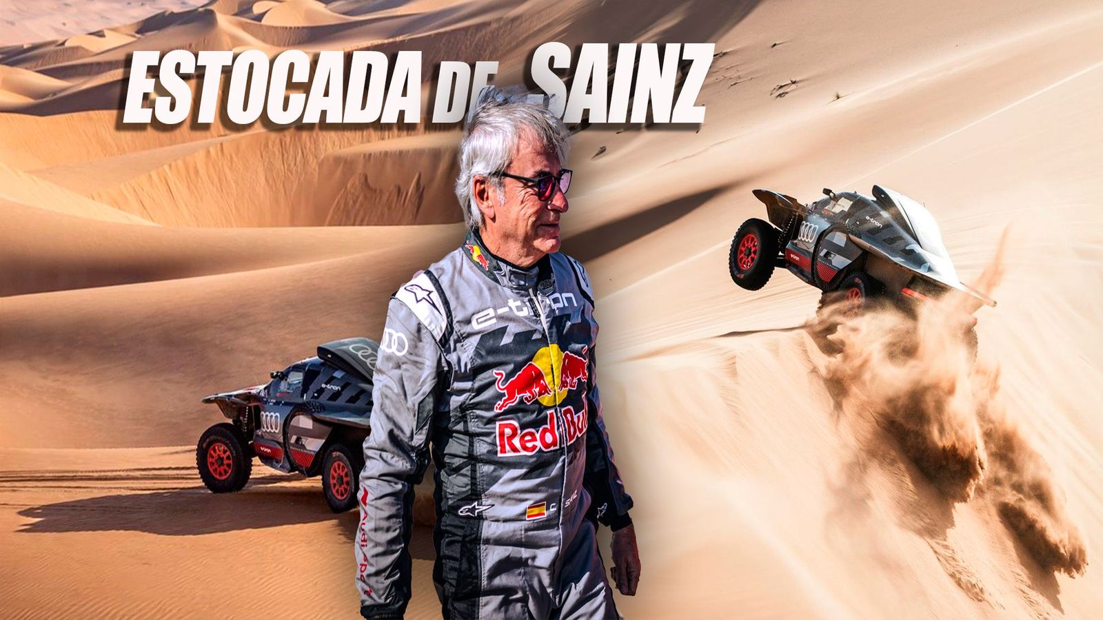 Carlos Sainz aprovecha un error de Loeb para estirar la ventaja a 25 minutos