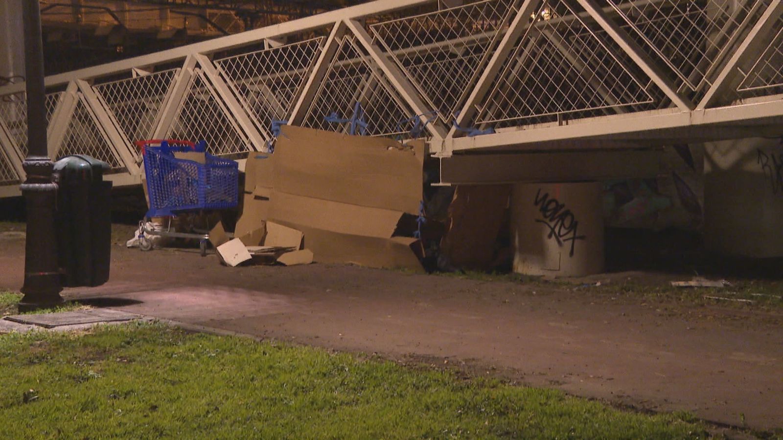Indigente muerta en Parque Bombilla