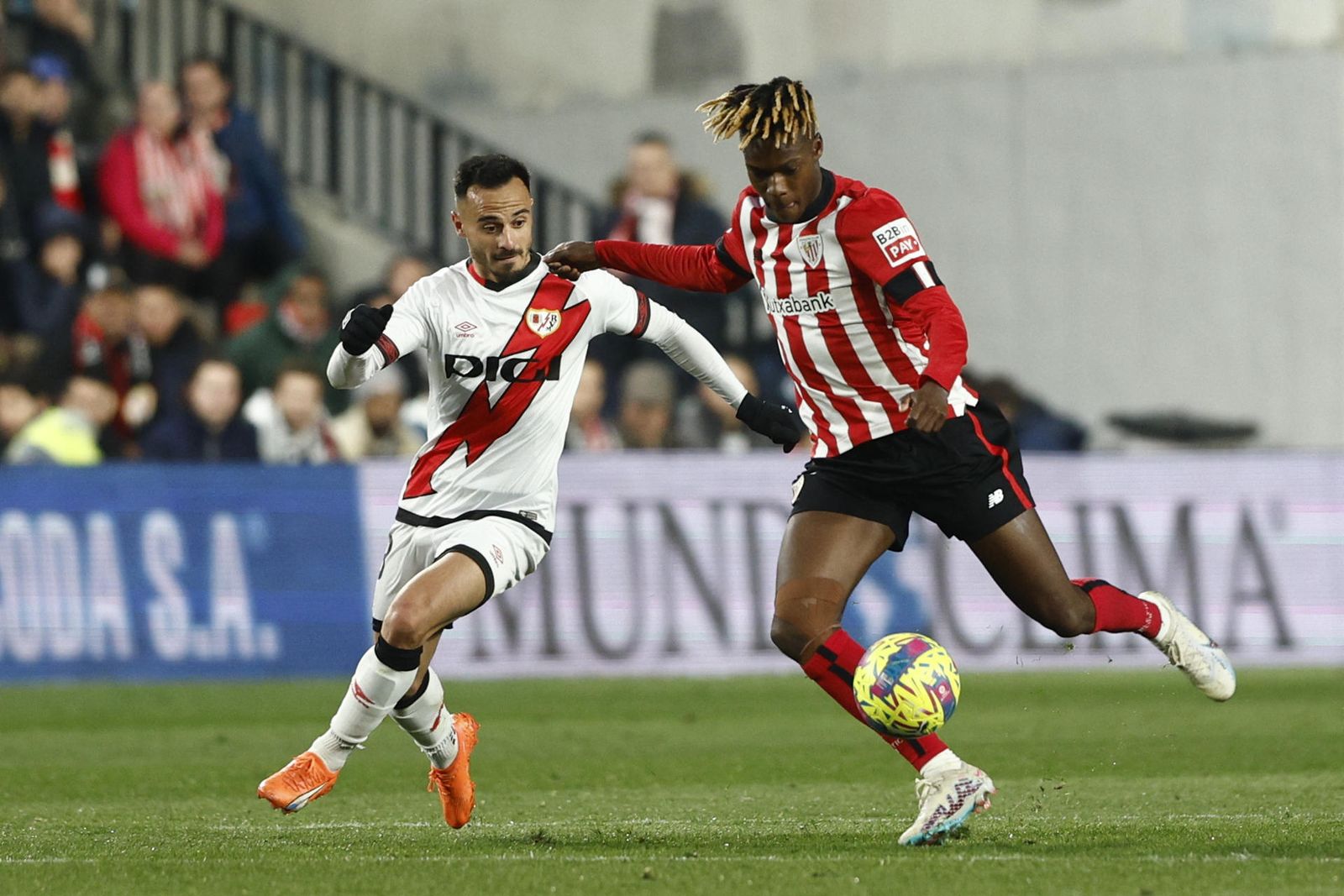 Álvaro García y Nico Williams