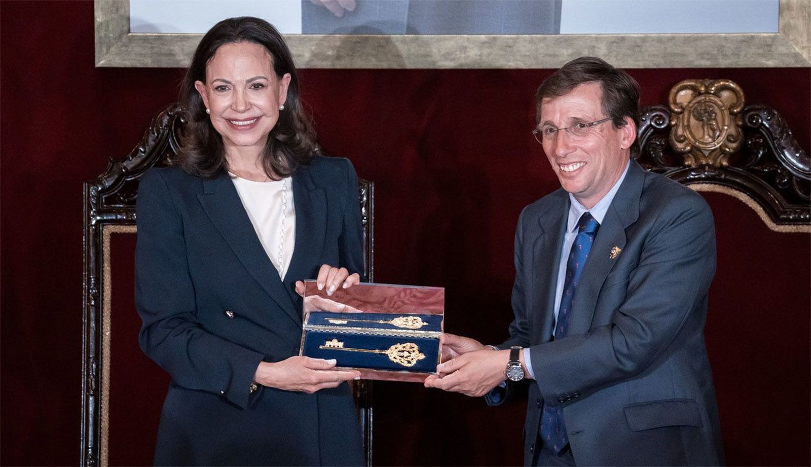 Almeida ante Mª Corina Machado: "Después de la noche oscura siempre llega la luz"