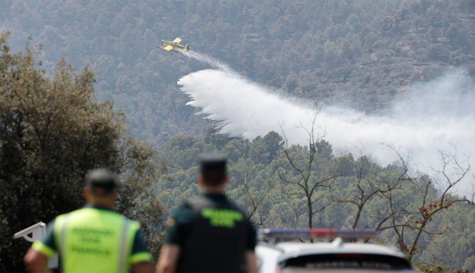 El incendio de la Vall d'Uixó (Castellón) está "perimetrado", aunque "no asegurado"