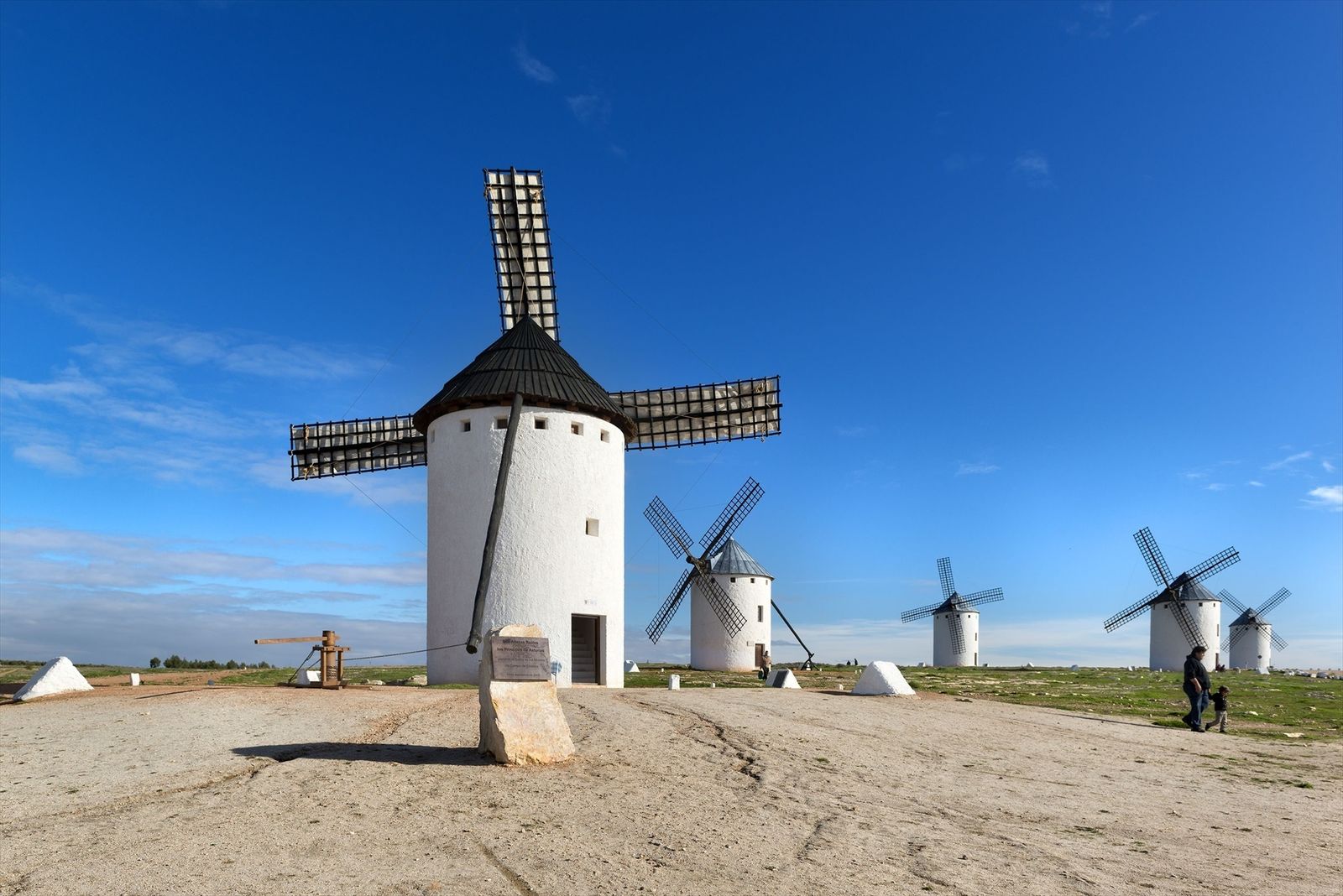 Molinos de viento en Campo de Criptana, Ciudad Real