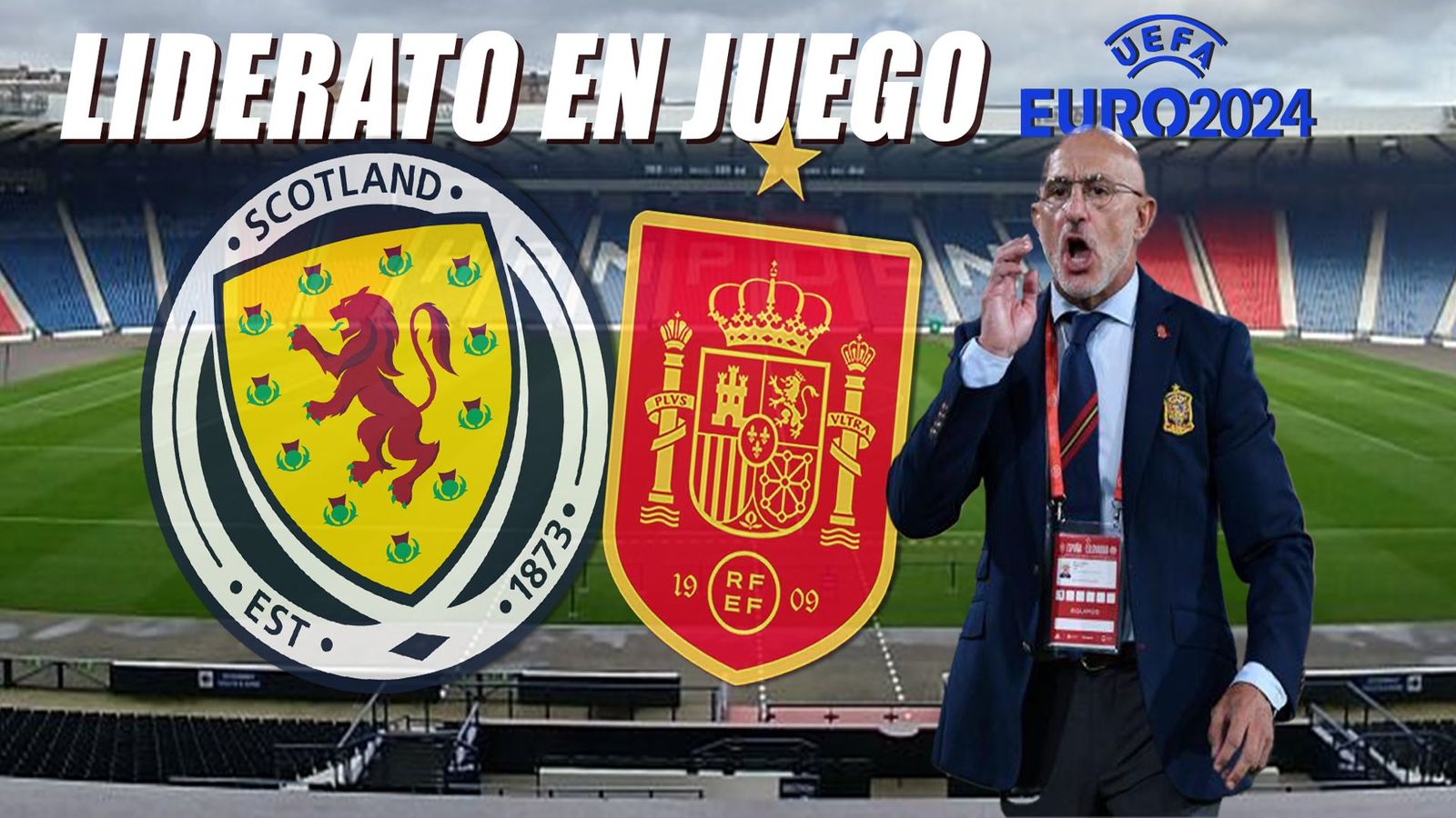 España ante Escocia