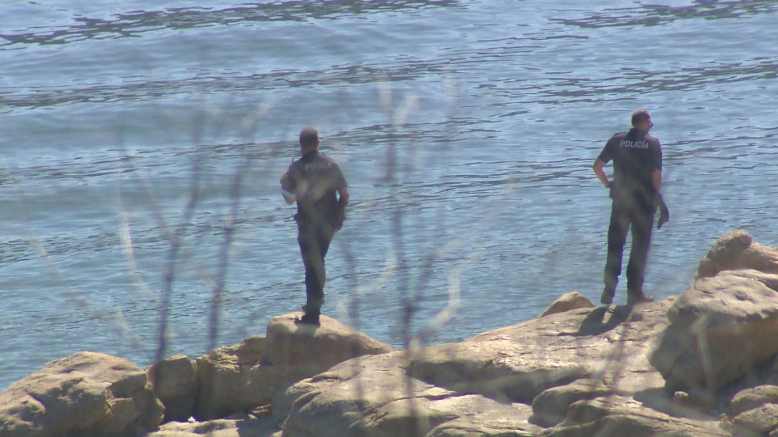 Policía en el pantano de San Juan
