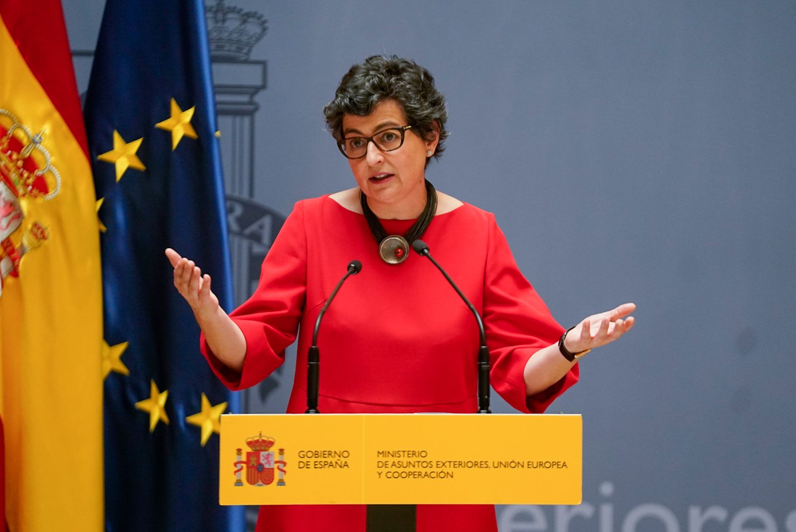 La exministra de Asuntos Exteriores, Unión Europea y Cooperación,  Arancha González Laya