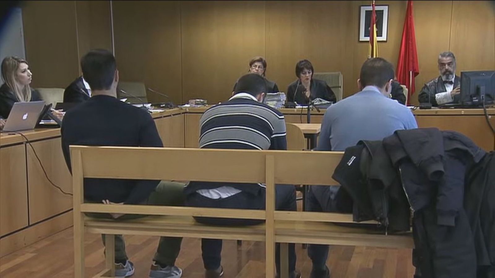 'La manada de Villalba', durante el juicio