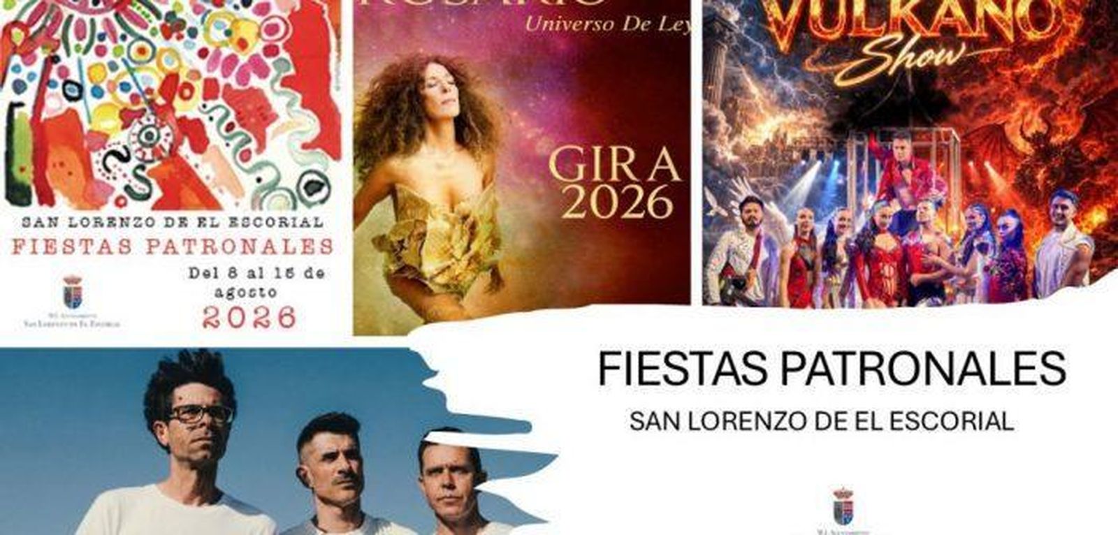 Cartel de las fiestas de San Lorenzo de El Escorial