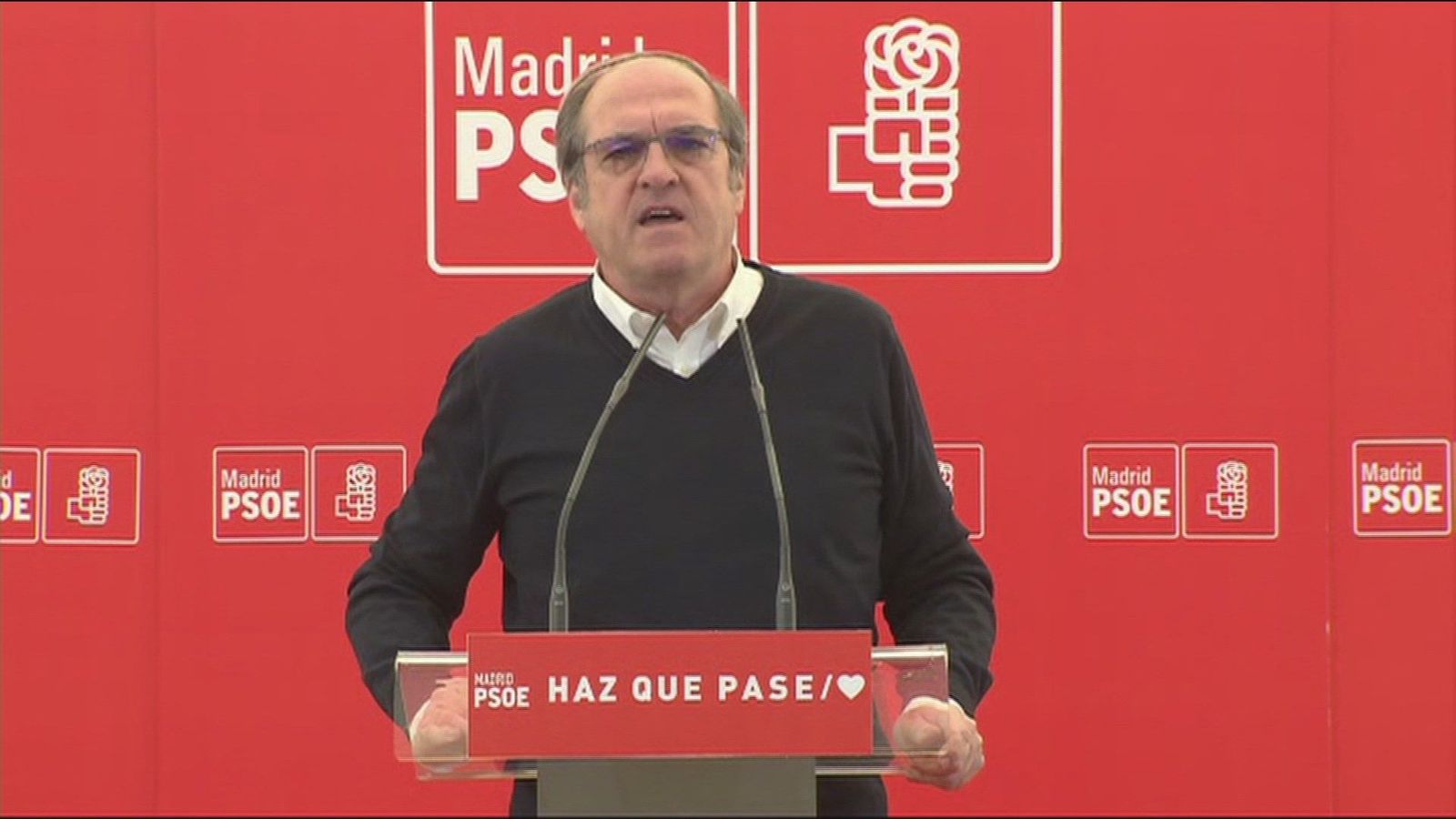 Gabilondo tilda de agotado el modelo del gobierno del PP en la Comunidad
