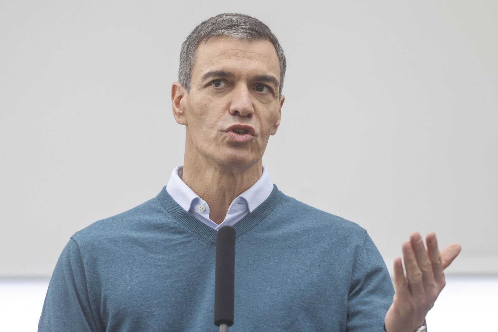 El presidente del Gobierno, Pedro Sánchez