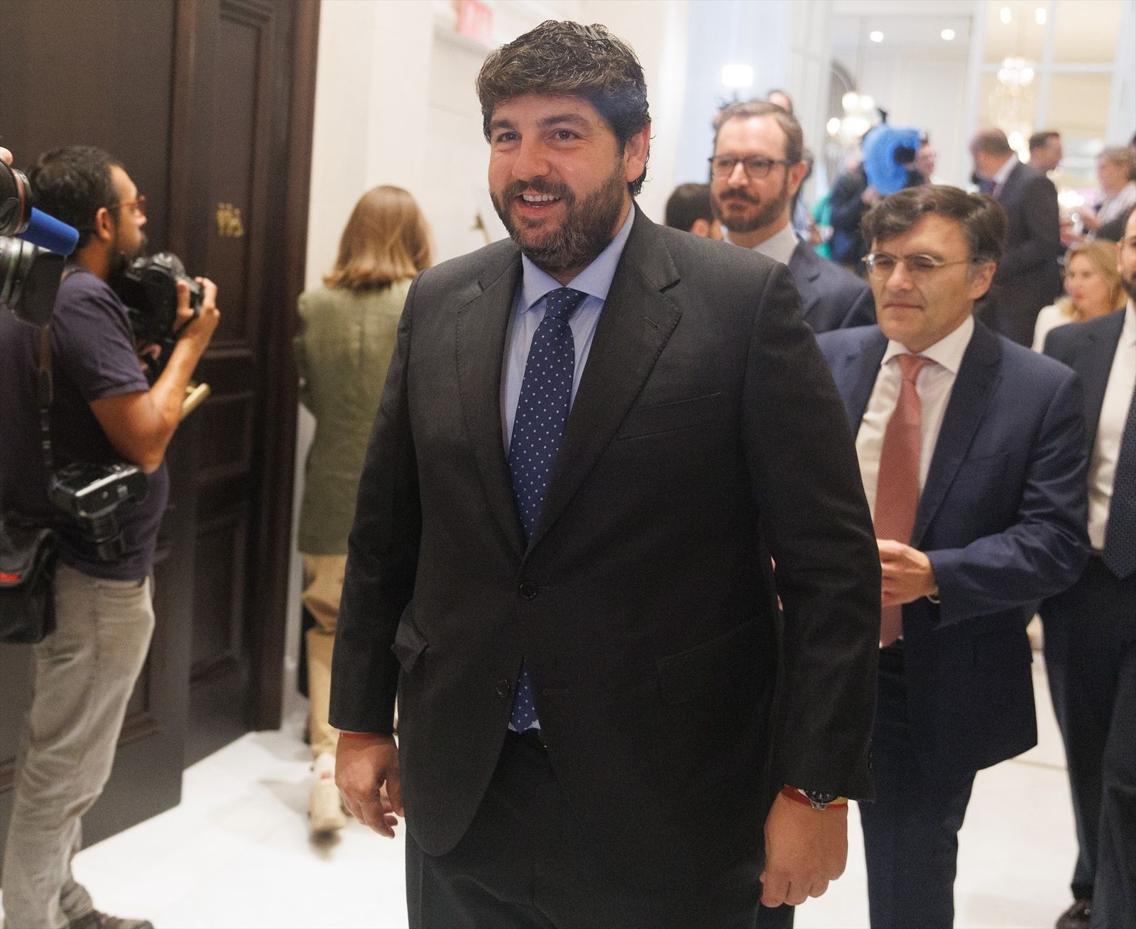 El presidente en funciones, López Miras