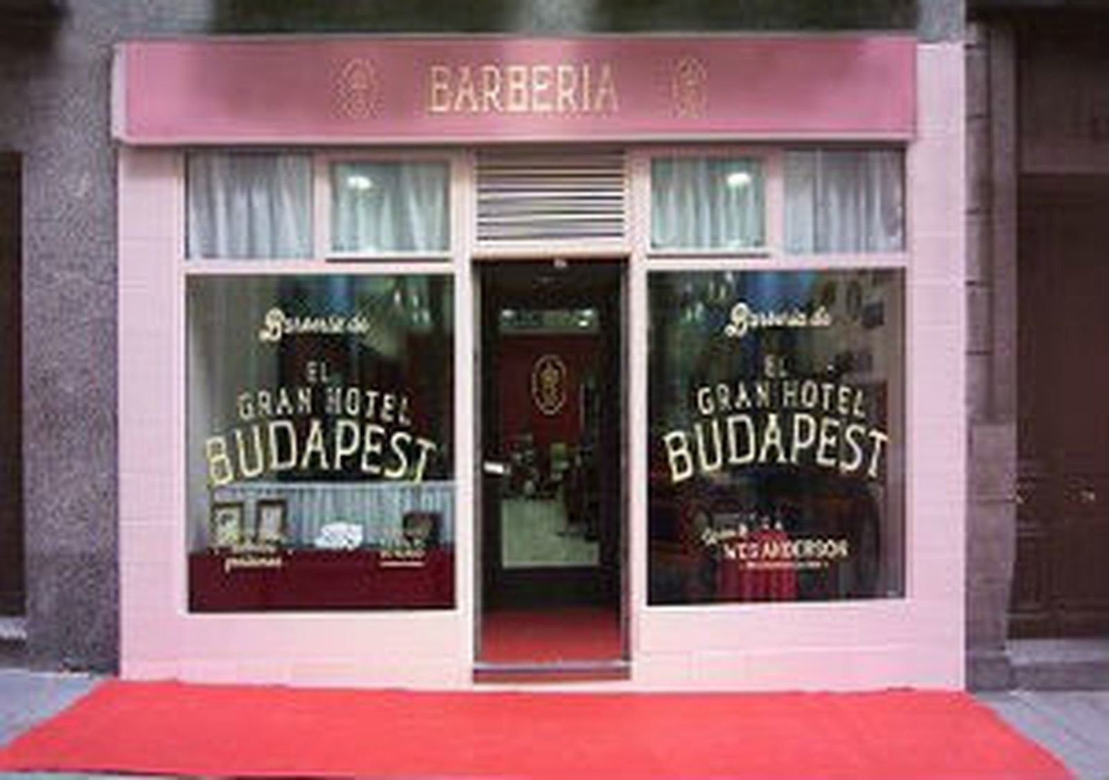 Barbería Gran Hotel de Budapest